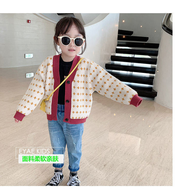 Áo Khoác Cardigan Xinh Xắn Thời Trang Dành Cho Bé Gái