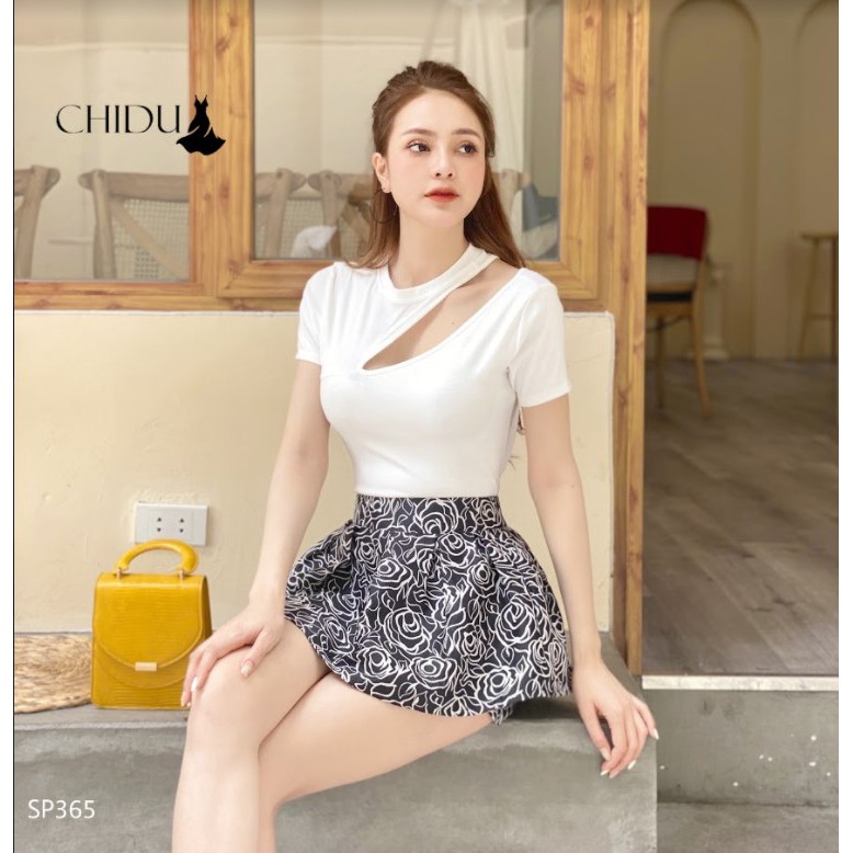 [ Mã WASTAPR giảm 10K đơn 50K] CHIDU Áo thun ngắn tay cổ khoét SP365 | BigBuy360 - bigbuy360.vn