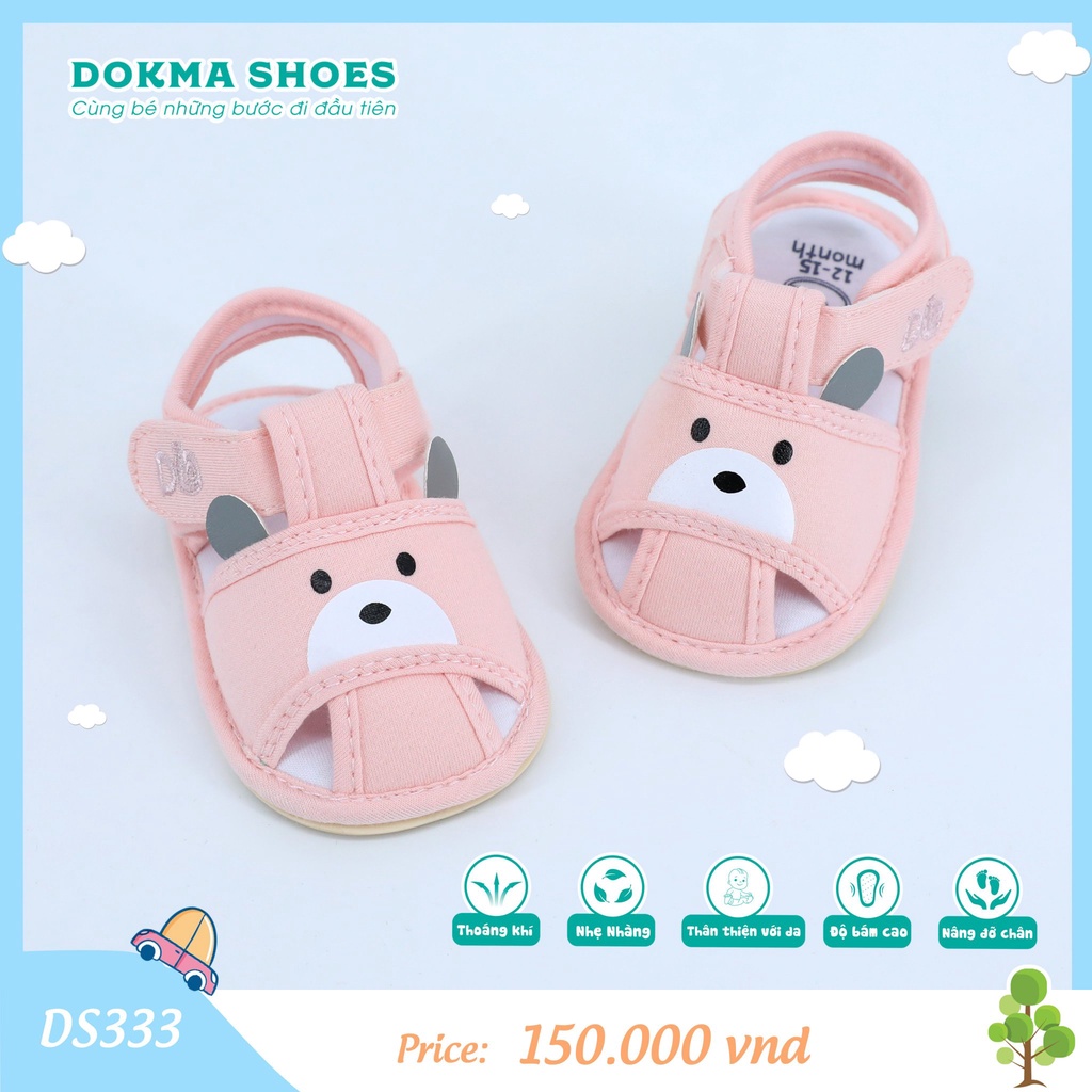 Dép tập đi bé trai bé gái Dokma DS333