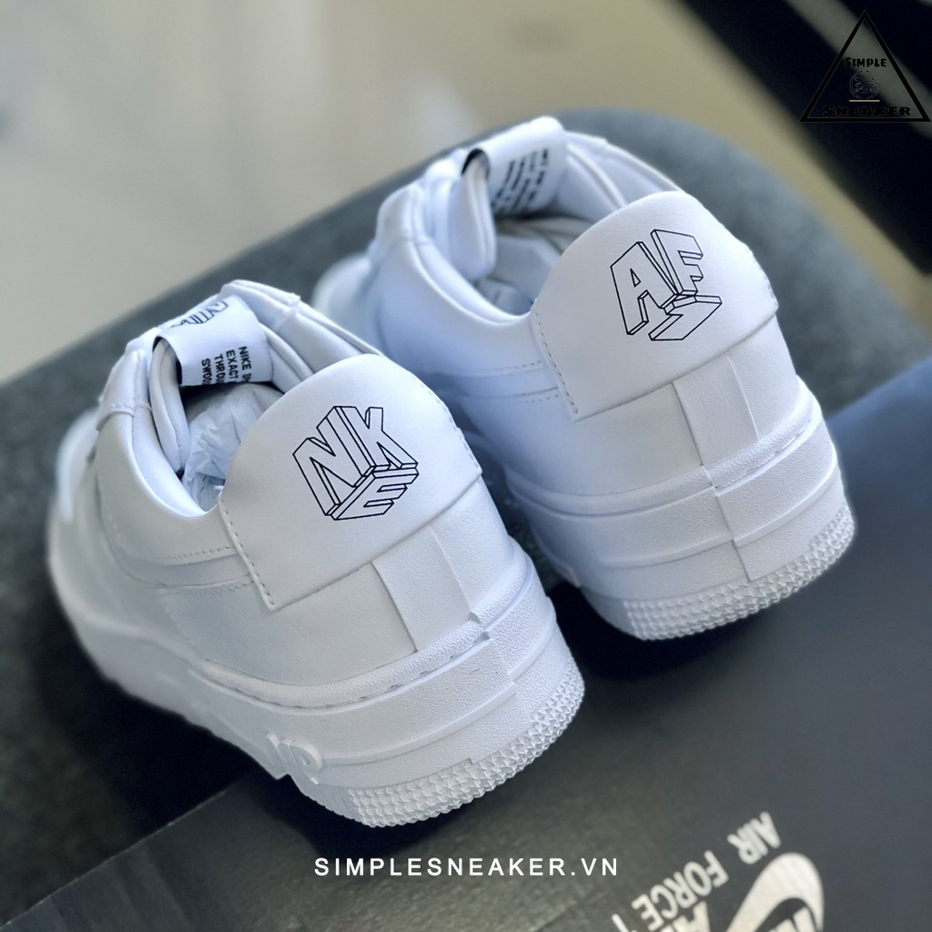 Giày Nike Air Force 1 Pixel 🔴FREESHIP🔴 Giày Nike Auth - Nike AF1 Pixel All White Chính Hãng | BigBuy360 - bigbuy360.vn