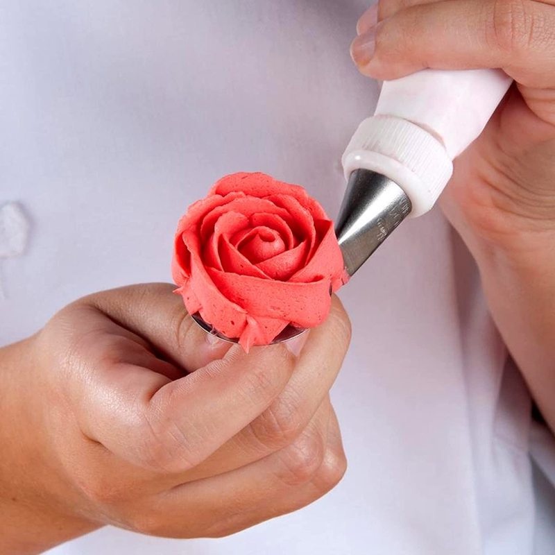 Bộ 5 Đuôi Bắt Bông Kem Tạo Hình Hoa Hồng