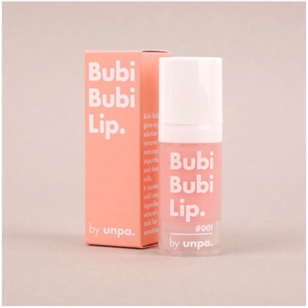 Tẩy tế bào chết môi sủi bọt Unpa Bubi Bubi Lip #001