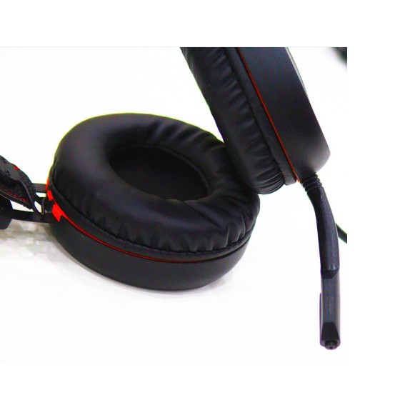 Tai nghe chụp tai chuyên game V6 đèn LED màu Cổng usb âm thanh 7.1