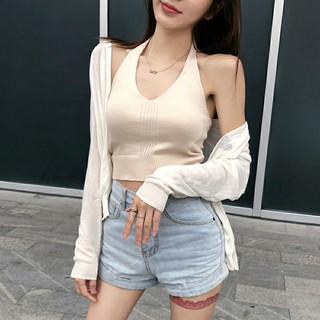 Áo yếm len dệt kim