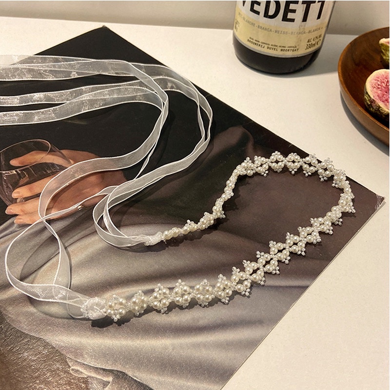 Dây trai kết hoa cài tóc👑