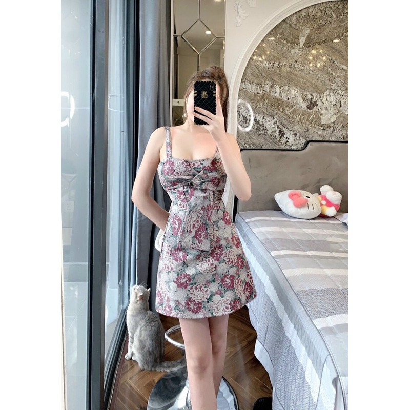 Váy 2s to xoắn nơ ngực | BigBuy360 - bigbuy360.vn