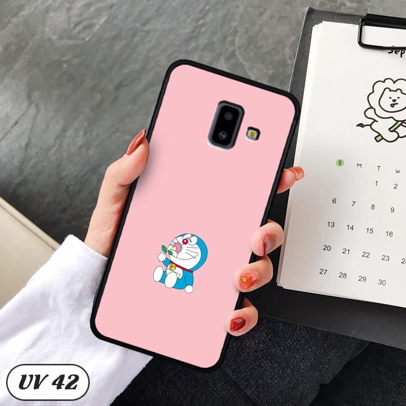 Ốp lưng nhám viền dẻo Samsung Galaxy J6 Plus in hình