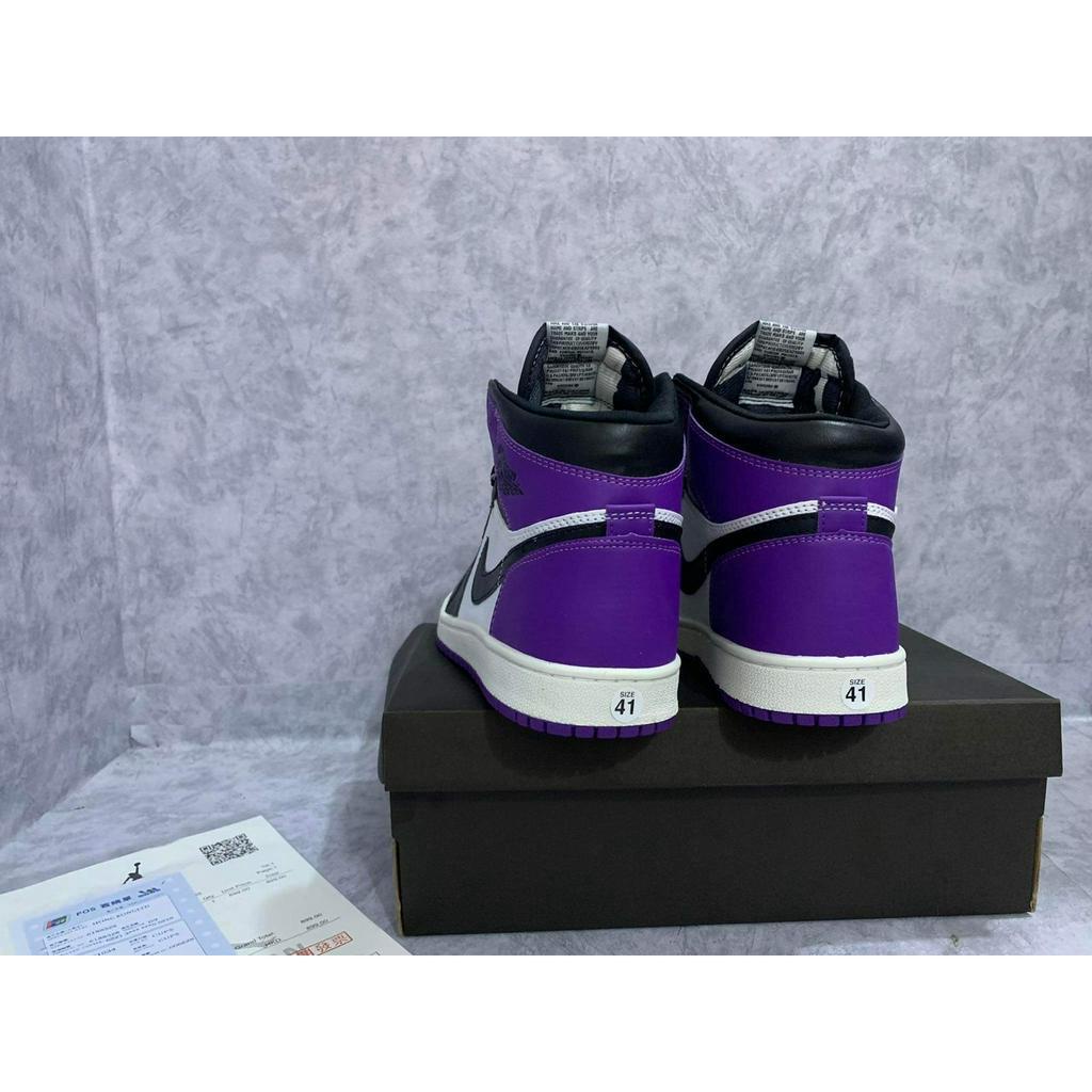 Giày thể thao nam nữ sneaker JD tím phối đen full size 36-43 | BigBuy360 - bigbuy360.vn