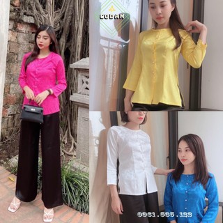 Set Áo Bà Ba Lụa Gấm Cao Cấp (giá sỉ đủ 11 màu)
