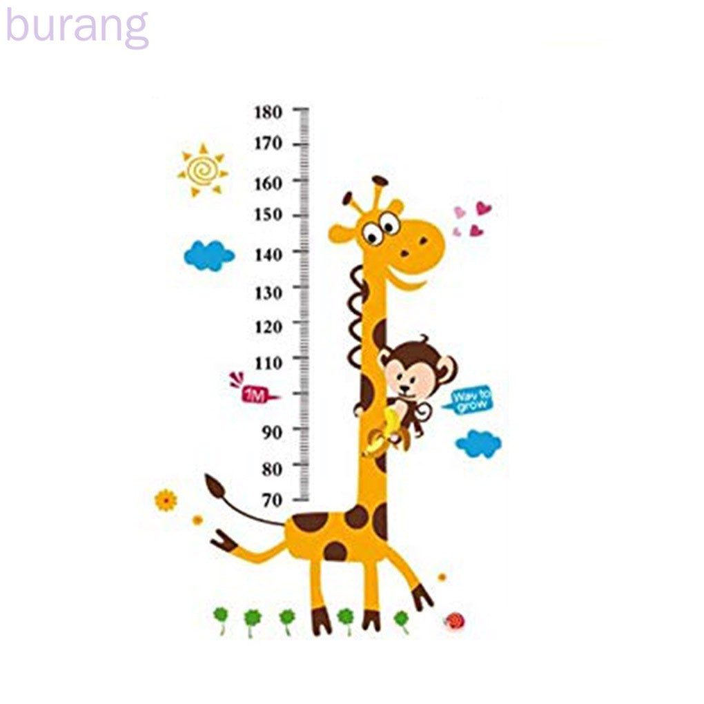 Miếng Dán Tường Hình Hươu Cao Cổ Dễ Thương