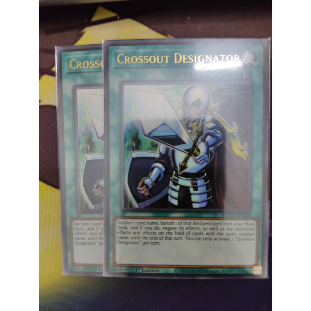 1 lá Thẻ bài Crossout Designator - MP21-EN258 - Ultra Rare 1st Edition