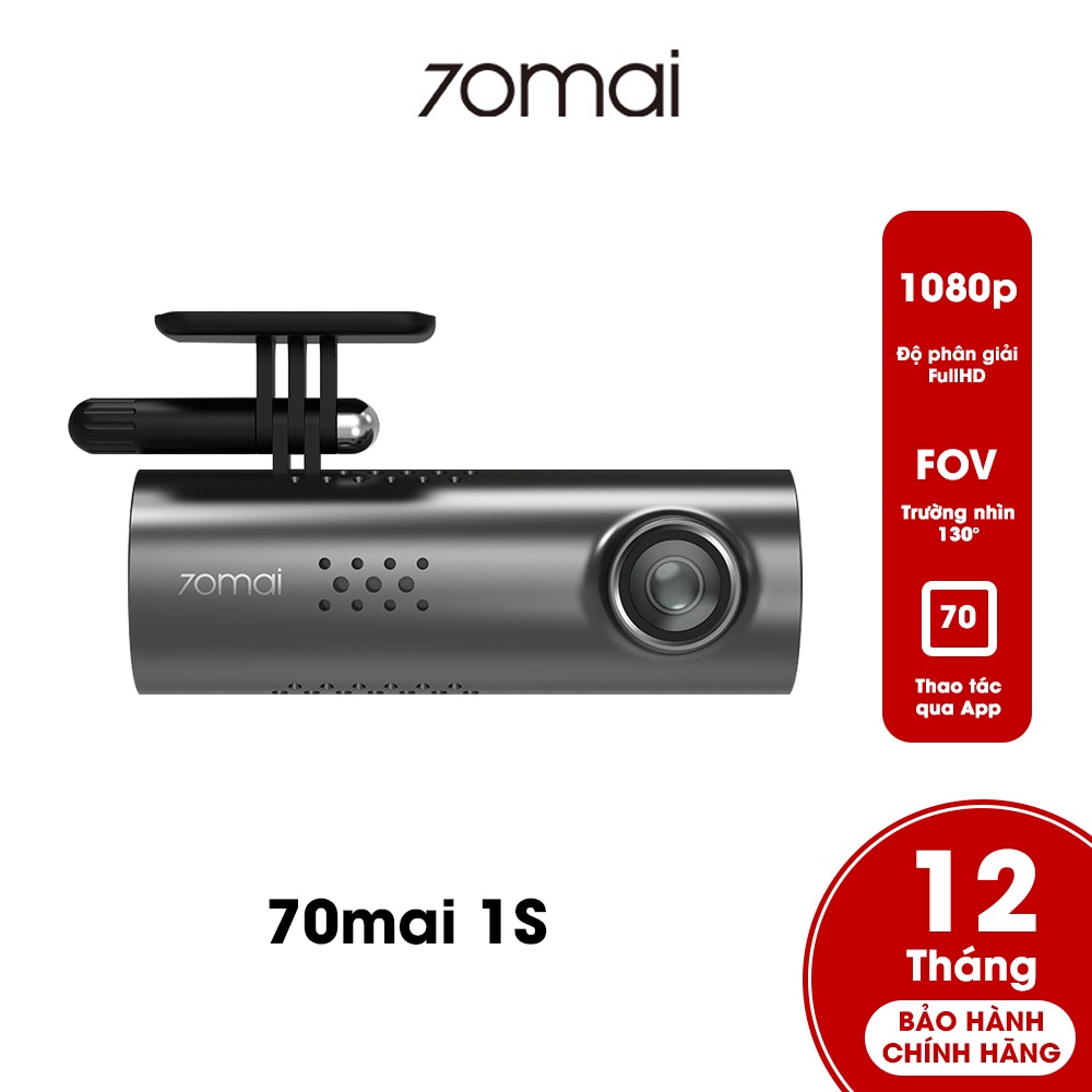 Camera hành trình 70mai Smart Dash Cam 1S D06 Phiên Bản quốc tế 1080P Điều khiển qua App và giọng nói