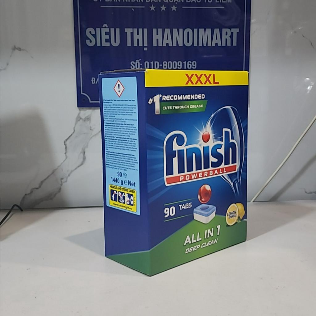 Viên rửa bát Finish 110 viên, 120 viên Nhập khẩu Chính Hãng cho Máy rửa bát, Finish all  in 1, Classic, Quantum Ultimate