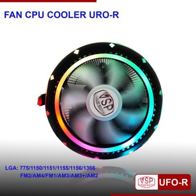 Quạt Tản Nhiệt CPU VSP Cooler UFO-r đa shocket led RGB