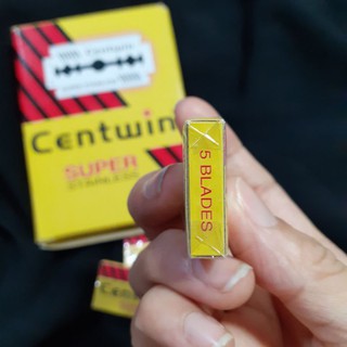 Hộp 5 lưỡi lam trắng Centwin Ấn (5 lưỡi)