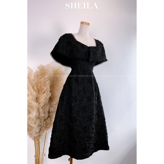Đầm xoè viền ren - sahara dress