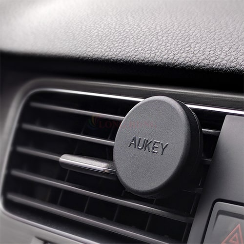 Giá đỡ điện thoại nam châm trên ô tô Aukey Magnetic Car Mount HD-C5 - Hàng chính hãng - Sử dụng tháo lắp dễ dàng