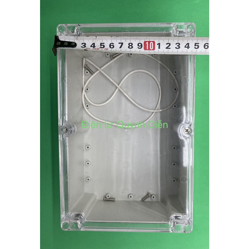 Hộp Nhựa ABS Nắp trong suốt 230x150x85mm (Chống Nước IP65) - linh kiện điện tử QUỲNH DIỄN