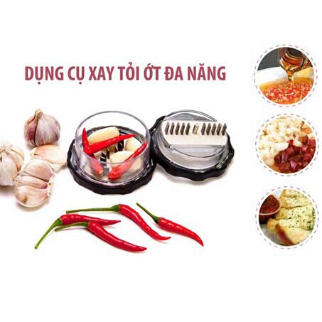 Xay Tỏi Inox - dụng cụ xay tỏi ơt đa năng bằng inox