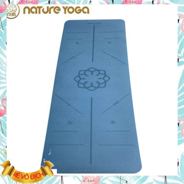 Thảm Yoga Nature Cao Cấp TPE Định Tuyến 6mm độ bám tốt