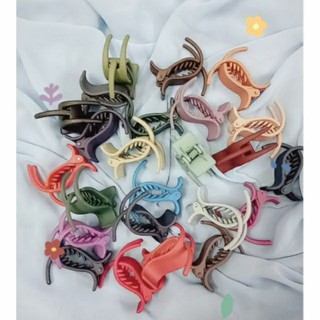 Kẹp tóc càng cua /Cặp tóc 3 răng đủ màu : đen, đỏ, xanh, nâu...