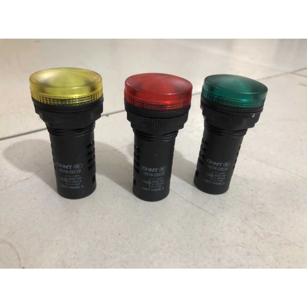 Đèn báo Chint 24V ND16-22C/2