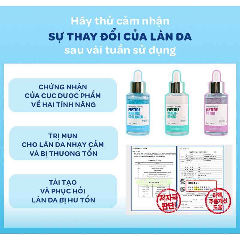 Huyết Thanh Siêu Chỉ AESTHENIA Peptide Ampoule 35ml