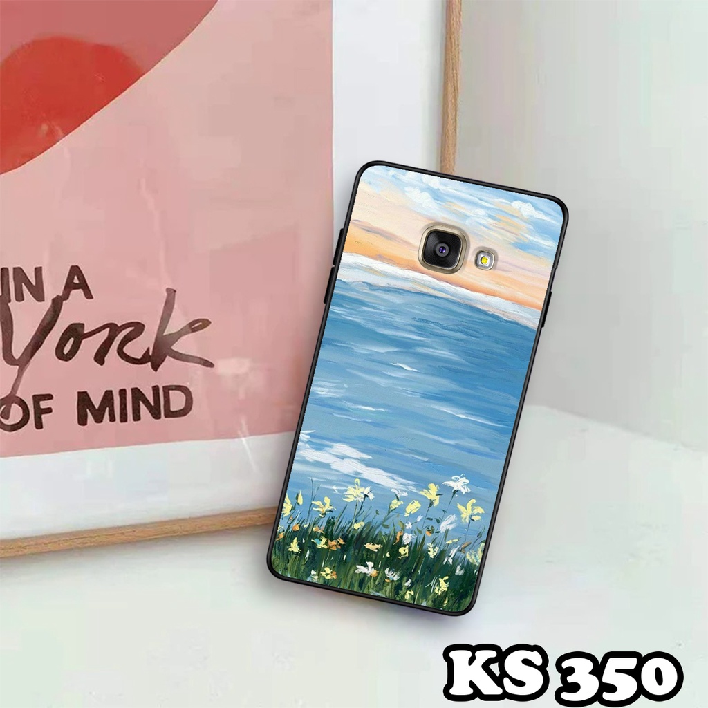 Ốp lưng Samsung A7 2016 - A5 2016 - A3 2016 - Ốp in hình Cánh đồng hoa - Chất liệu TPU siêu bền