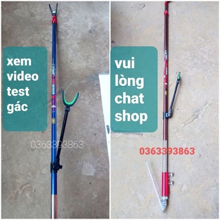 Chống cần câu đài carbon, gác cần câu đài shimano 2m1, 2m4