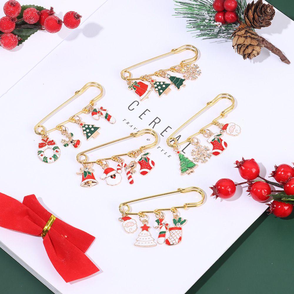 Ghim Cài Áo Họa Tiết Giáng Sinh Thời Trang