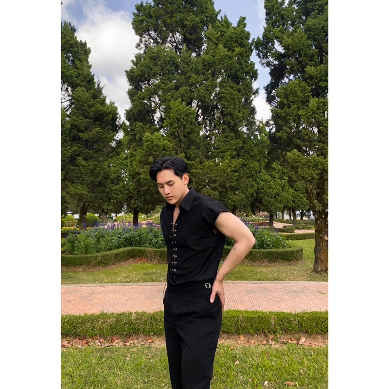 ÁO SƠ MI NAM SÁT NÁCH PHỐI DÂY