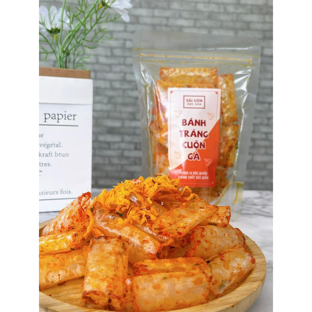 Bánh Tráng Cuộn Gà Loại Đặc Biệt Ngon Đồ Ăn Vặt Sài Gòn Đặc Sản