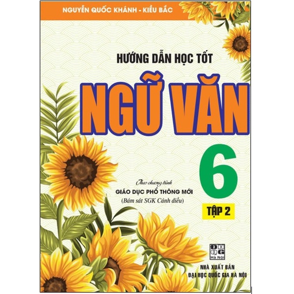 Sách - Combo Hướng Dẫn Học Tốt Ngữ Văn 6  (tập 1+tập 2) - Bám Sát SGK Cánh Diều