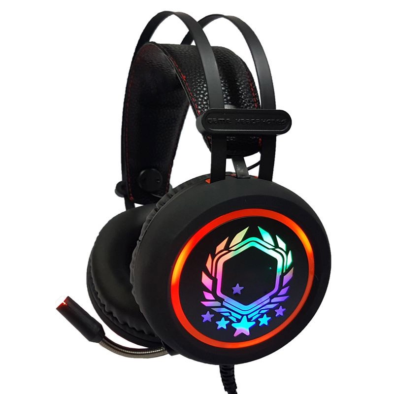 Tai nghe gaming Gnet H99 có mic led RGB - Tai nghe PC siêu bền âm thanh cực hay bass siêu trầm