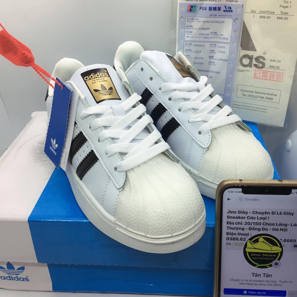 [ FREE SHIP ] giày thể thao, giày sneaker trắng das superstar mũi sò tem vàng  hàng 11 cao cấp đủ size nam nữ Jinx Store | BigBuy360 - bigbuy360.vn