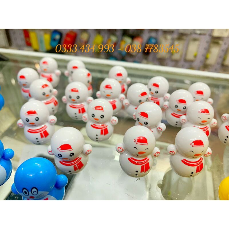 Đồ chơi lật đật mini DOREMON - PIKACHU - NGƯỜI TUYẾT dễ thương ý nghĩa cho bé, trưng bày trên ô tô, bàn làm việc,bàn học