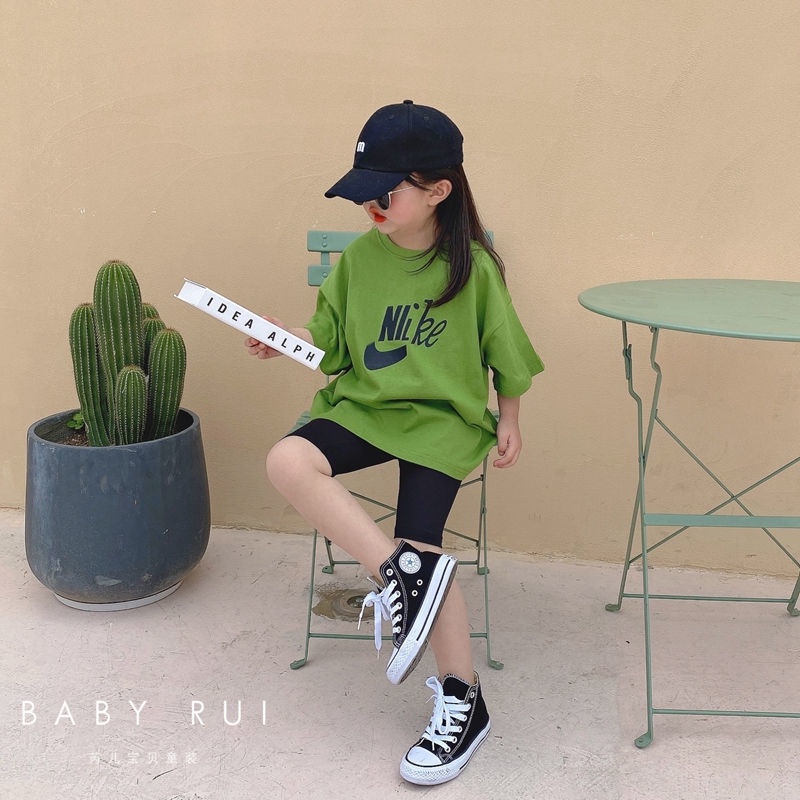 Áo Thun Cotton Tay Ngắn Phong Cách Hàn Quốc