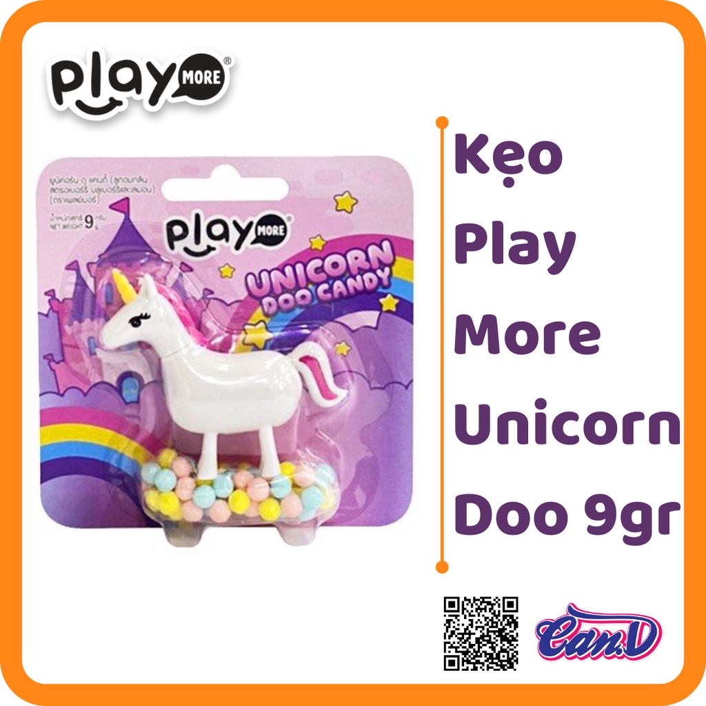 Kẹo Play More Unicorn Doo 9gr