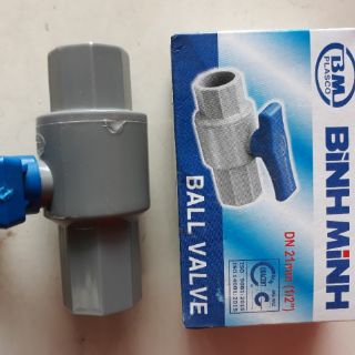 Van khóa nước phi 21mm - 49mm Bình Minh