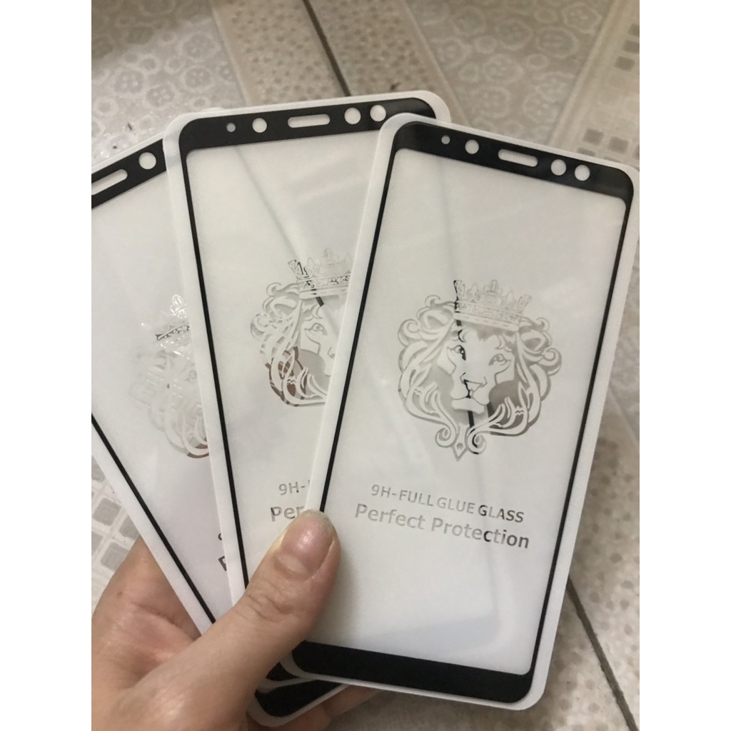 Kính Cường Lực 9D Samsung A8 Plus(2018) Full Màn Hình Đen