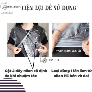Áo choàng dùng khi nhuộm tóc Lemon.hair
