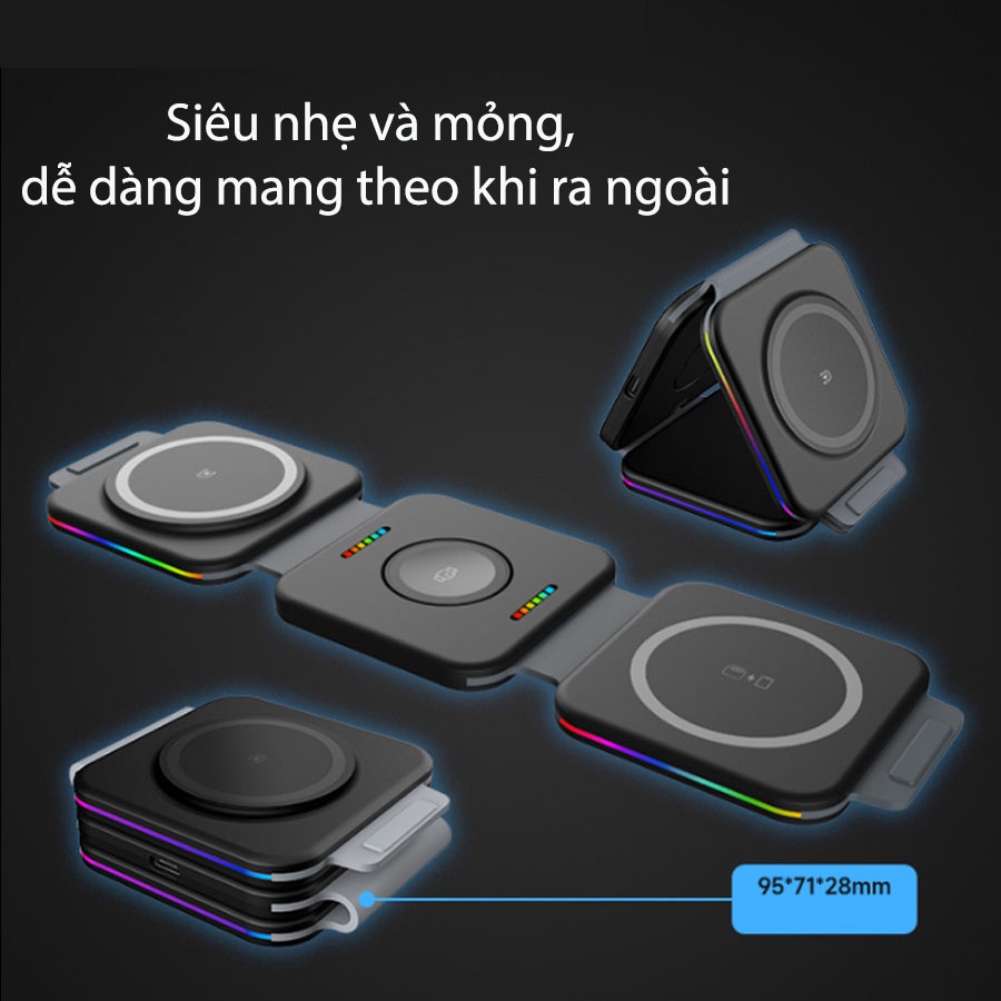 Sạc không dây, sạc điện thoại không dây đa năng, xạc không dây điện thoại cao cấp