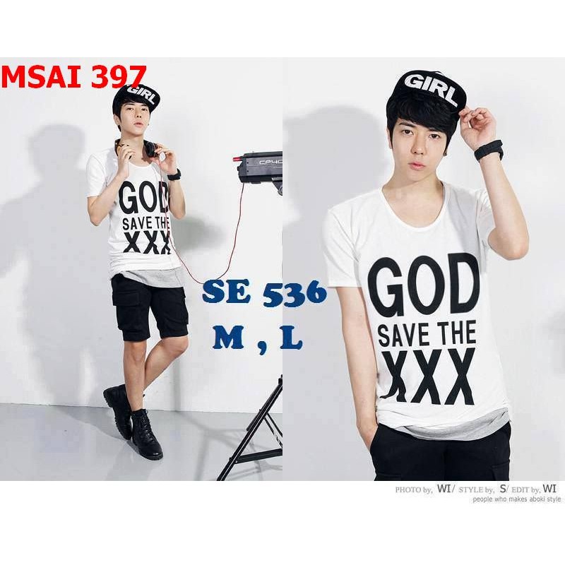 ÁO THUN NAM god save 397