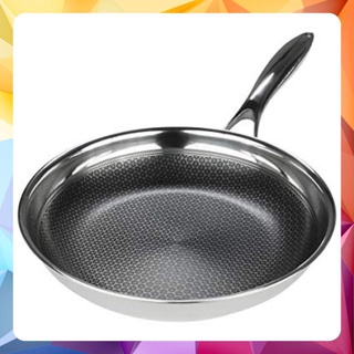 Chảo inox 304 cạn chống dính T&K Blackcube cao cấp
