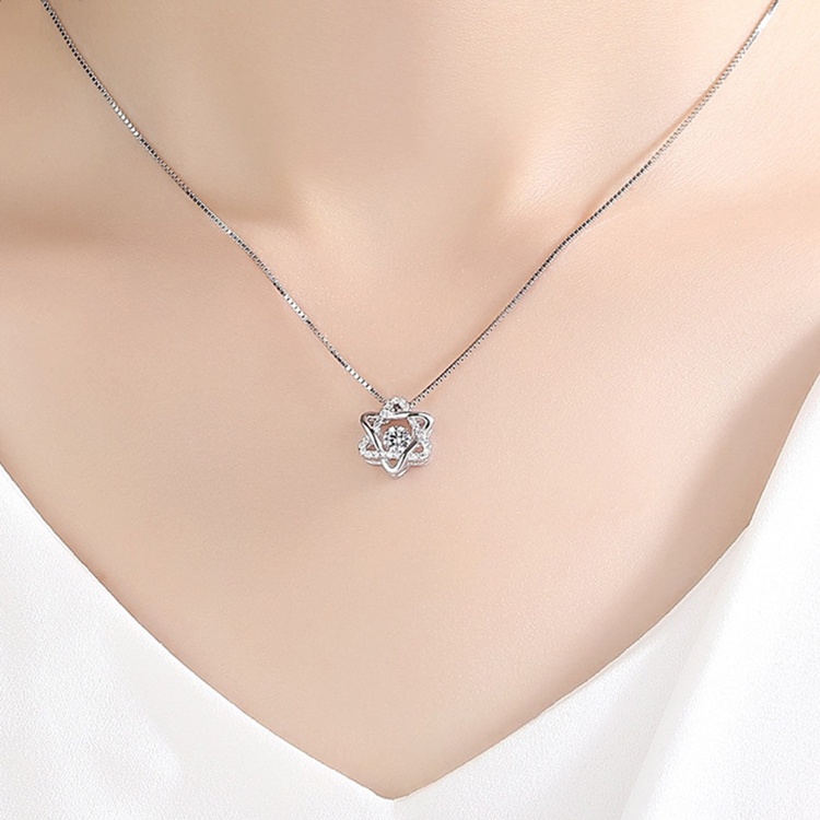 Dây chuyền thời trang nữ phong cách Hàn, bạc Ý S925 - DC124