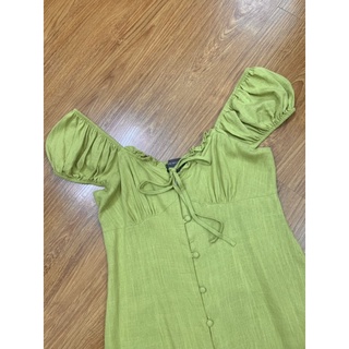 Đầm Linen dáng Midi(2356)