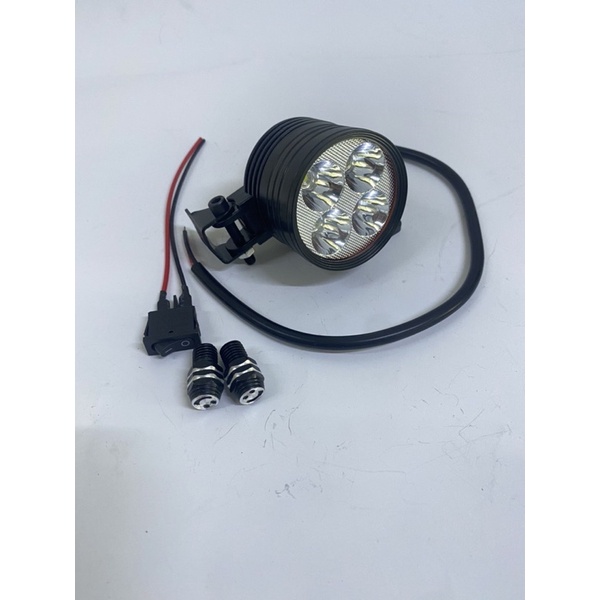 Đèn Led trợ sáng L4 ngắn 3 chế độ.Full phụ kiện,bảo hành 1 năm