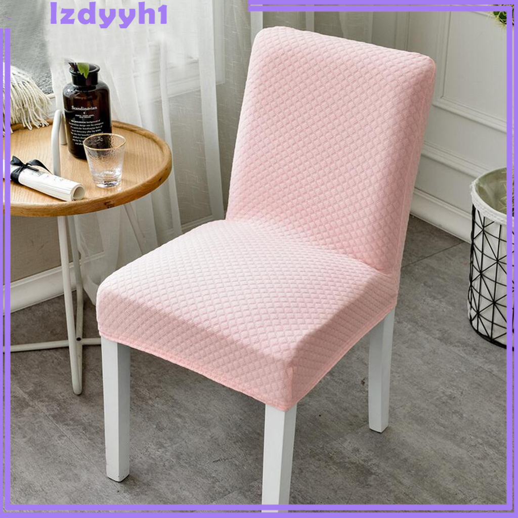 JoyDIY Knitted One-piece Dining Room Chair Cover Slipcover Protector  Purple