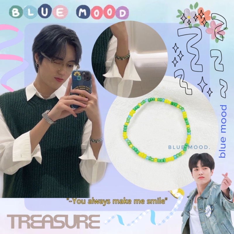 Vòng tay handmade hạt cườm Inspired Haruto Treasure