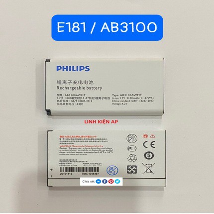 Pin Philips Xenium E181 E560